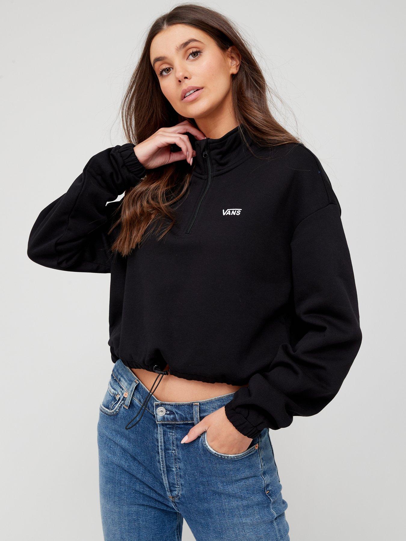 Vans mix up sale half zip sweatshirt