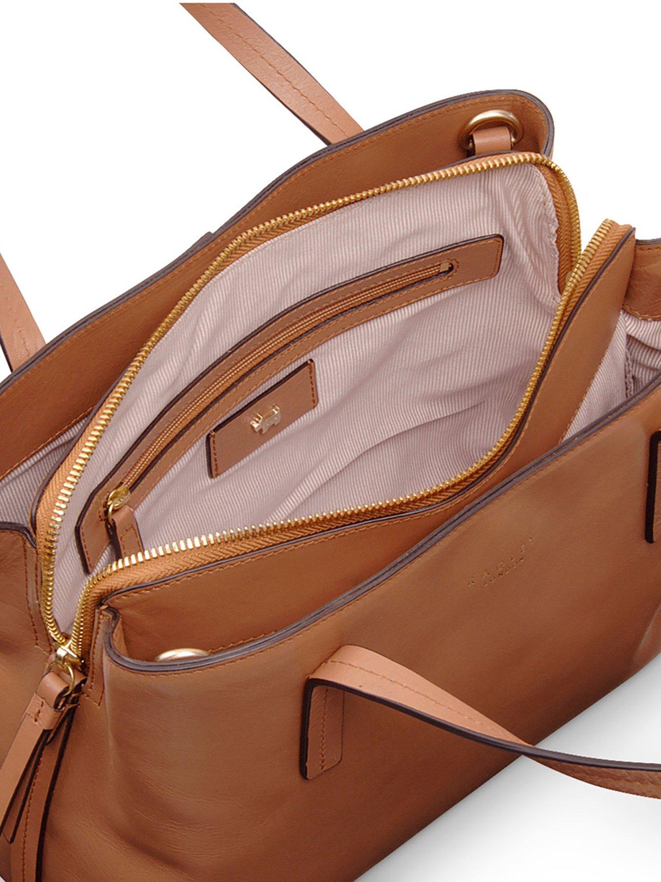 Image 4 of 4 of Radley Dukes Place Medium Ziptop Grab - Dark Butter