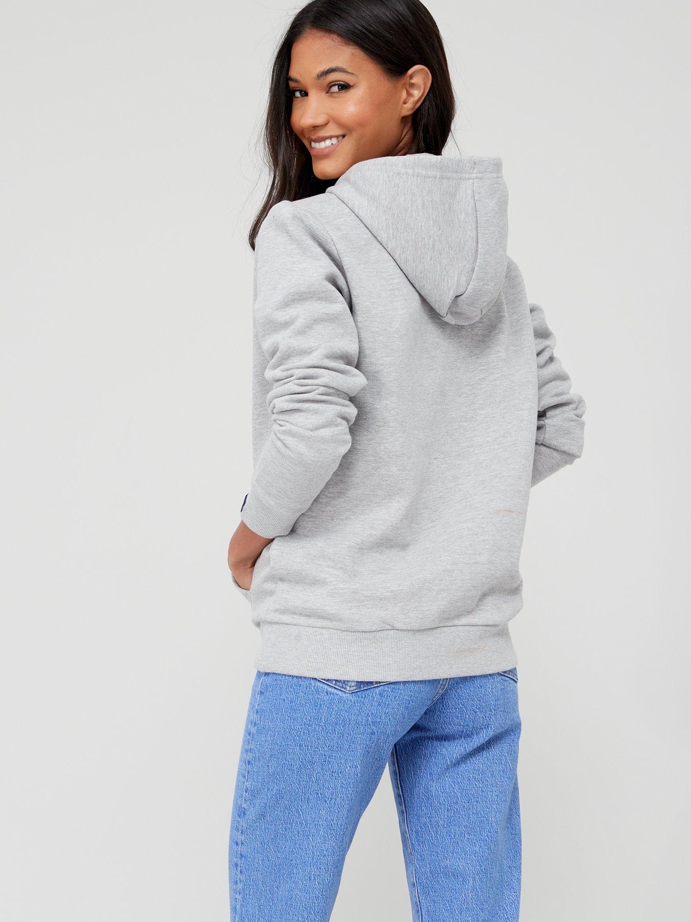 Ellesse Womens Jazana Overhead Hoody - Grey Marl | Very.co.uk