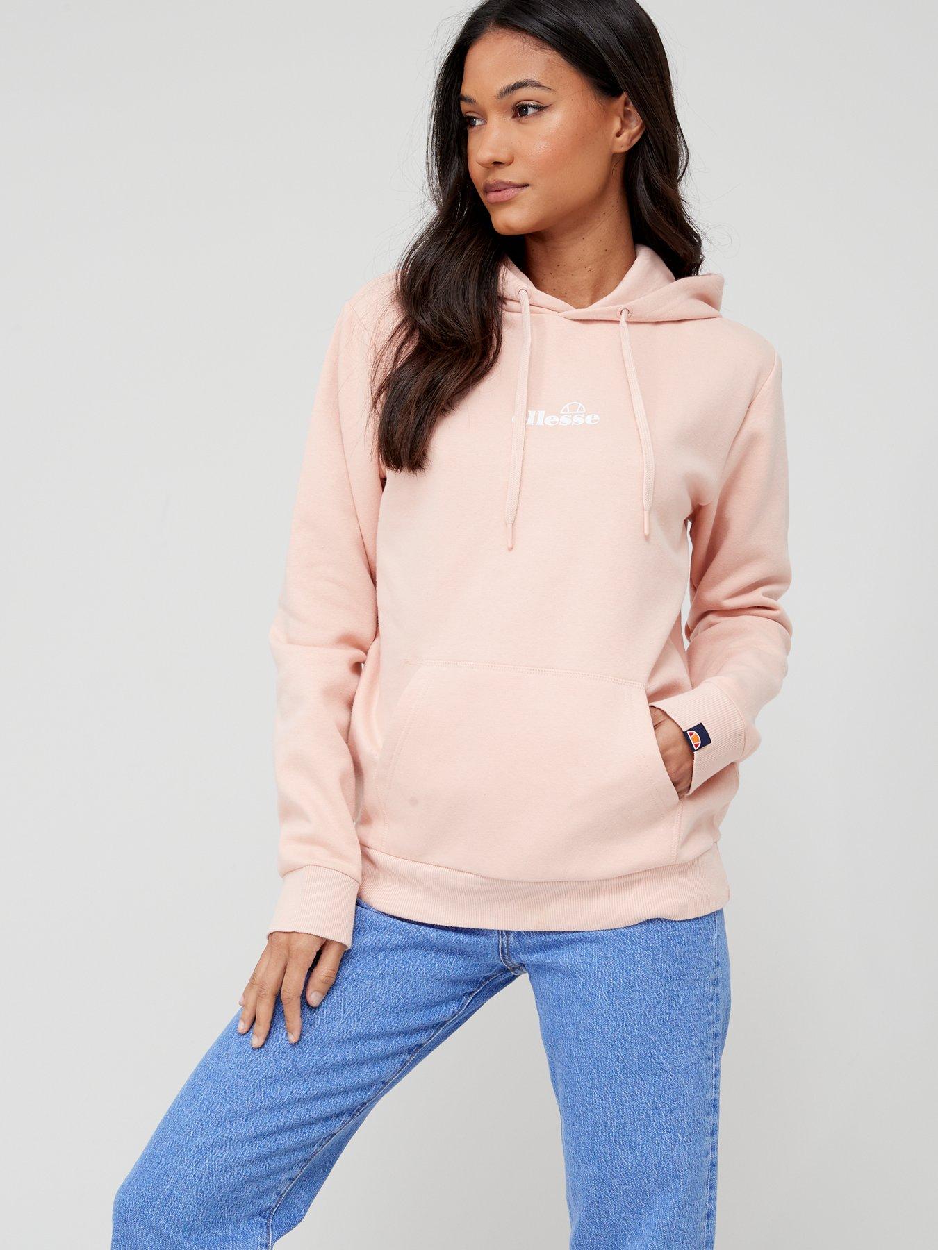 Ellesse Womens Jazana Overhead Hoody Light Pink Very