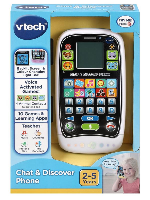 Image 6 of 6 of VTech Chat &amp; Discover Phone
