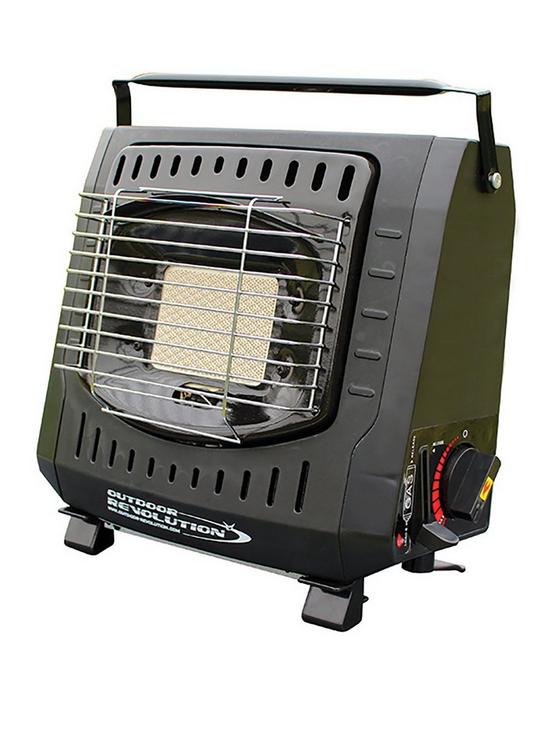 front image of outdoor-revolution-portable-gas-heater-1200w-with-ods-and-tilt-switch