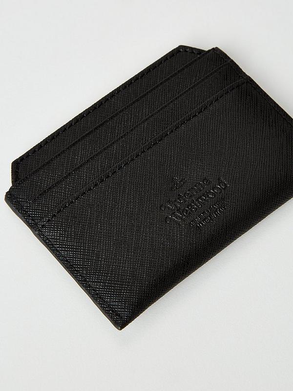 Saffiano Card Holder - Vivienne Westwood - Leather - Black