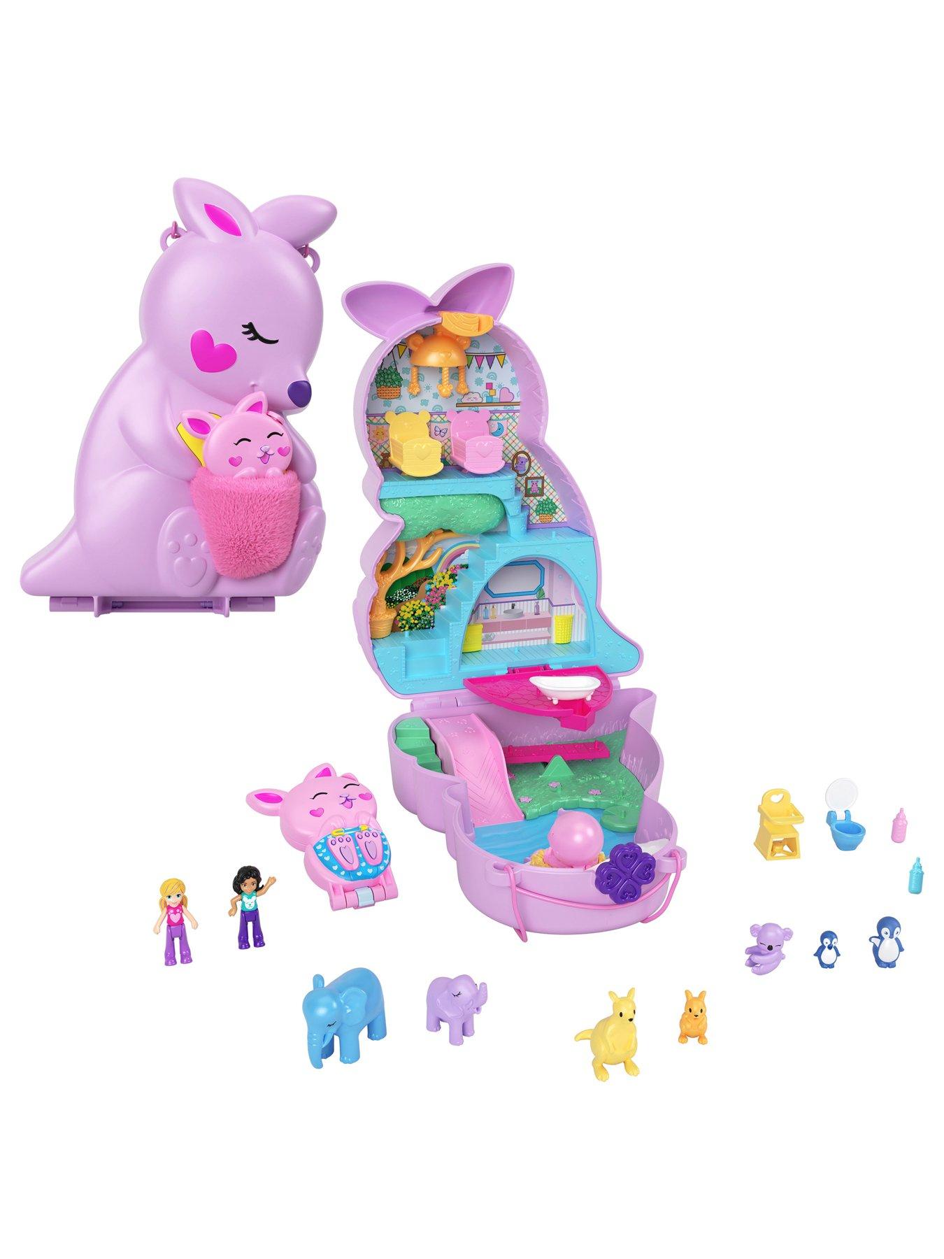 Polly Pocket Mama & Joey Kangaroo Purse Playset