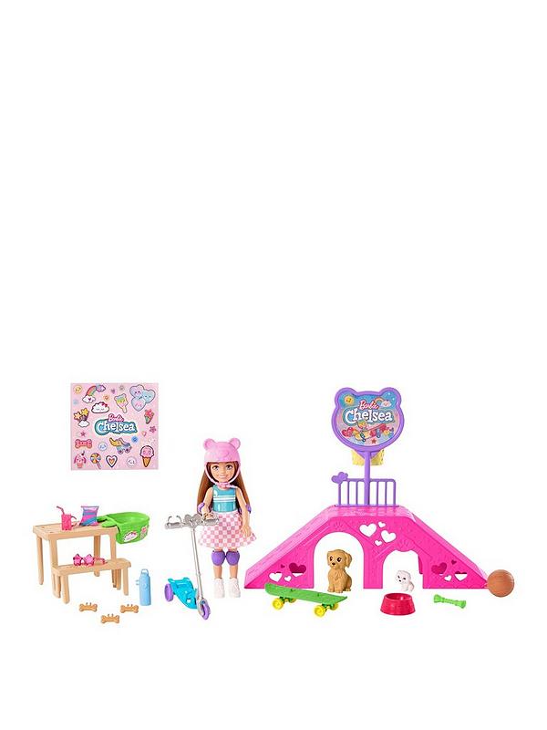 Image 1 of 6 of Barbie Chelsea Skatepark Playset and Doll