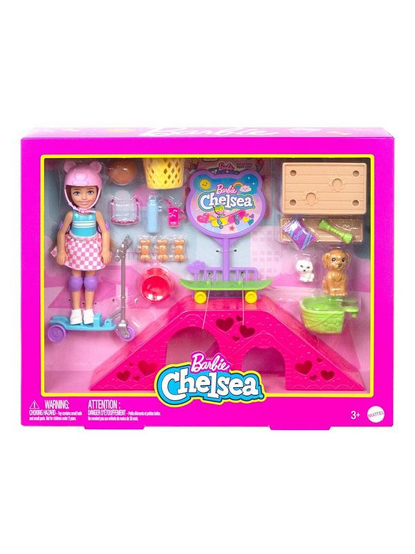 Image 6 of 6 of Barbie Chelsea Skatepark Playset and Doll