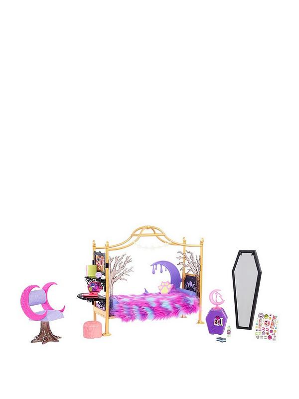 Image 1 of 6 of Monster High Clawdeen Wolf Bedroom Playset