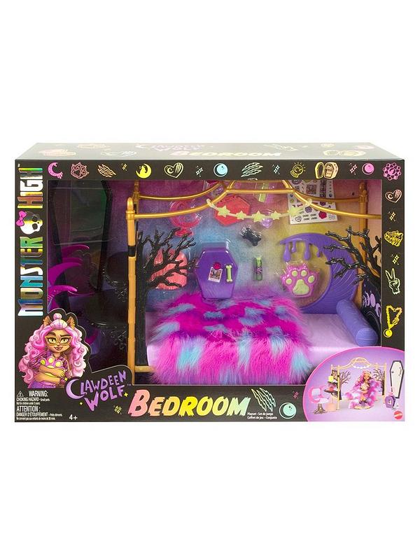 Image 6 of 6 of Monster High Clawdeen Wolf Bedroom Playset