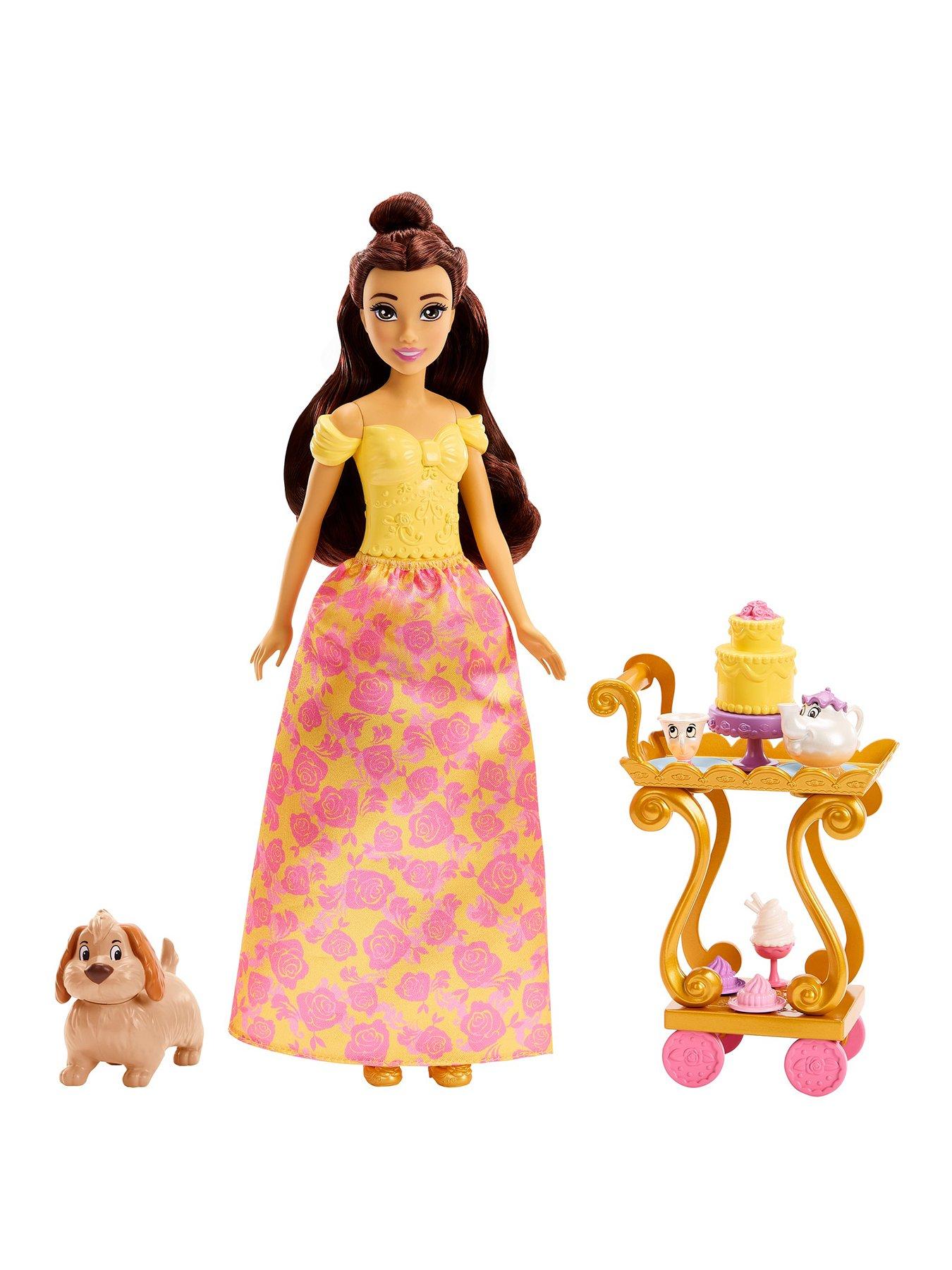 Disney princess belle tea party store cart playset