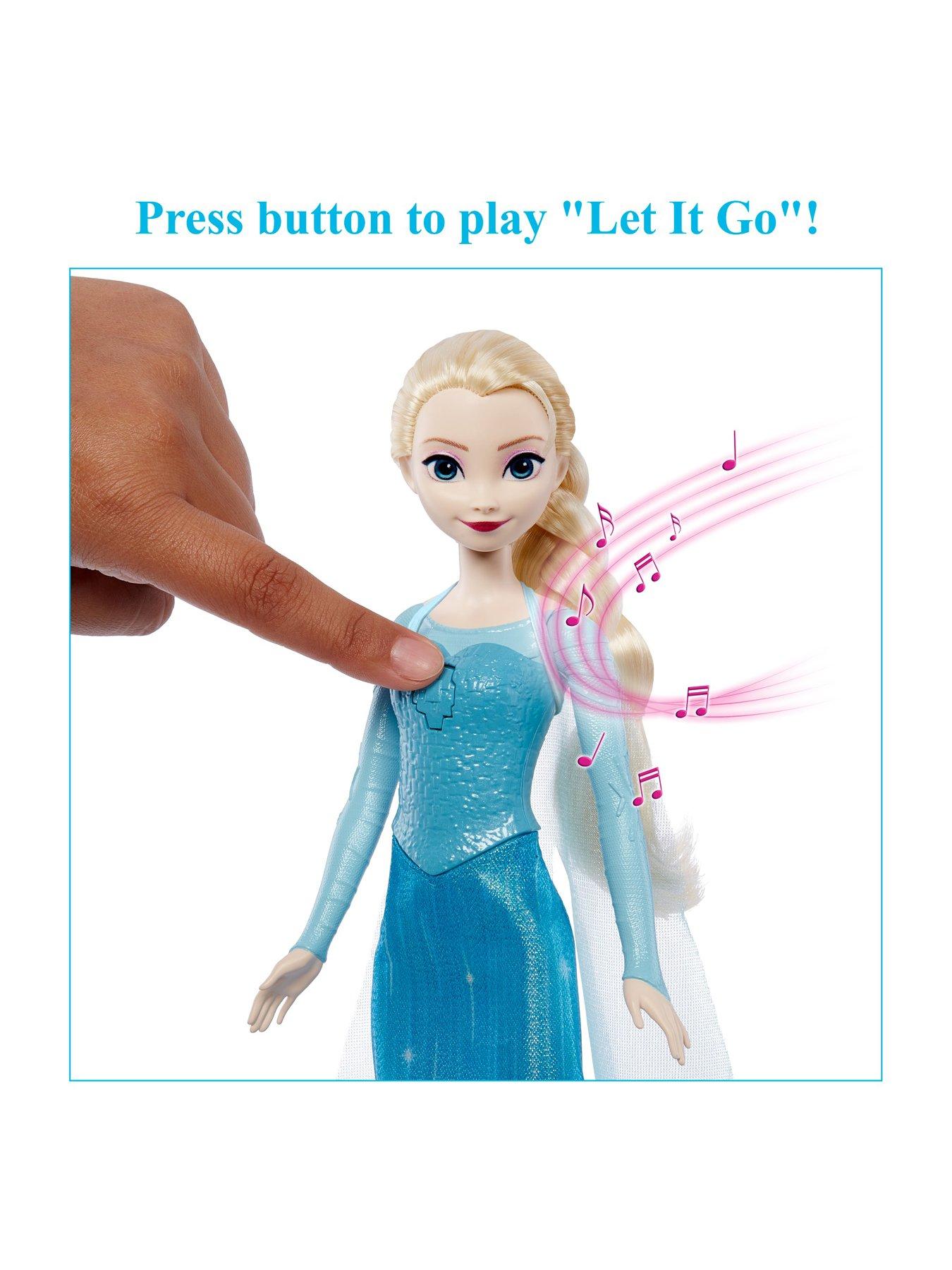 Frozen doll singing store elsa