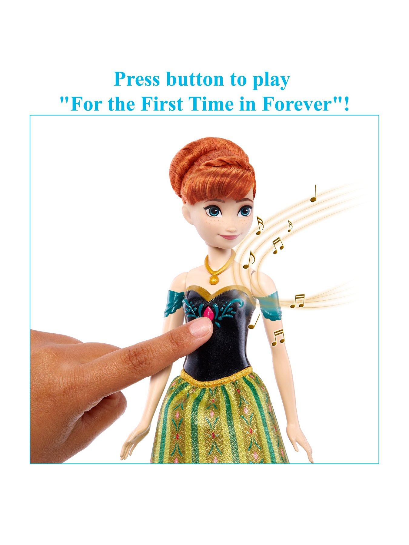 Disney frozen singing store anna doll