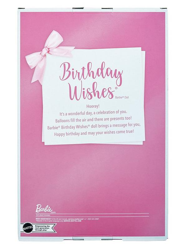 Image 4 of 5 of Barbie Birthday Wishes Doll
