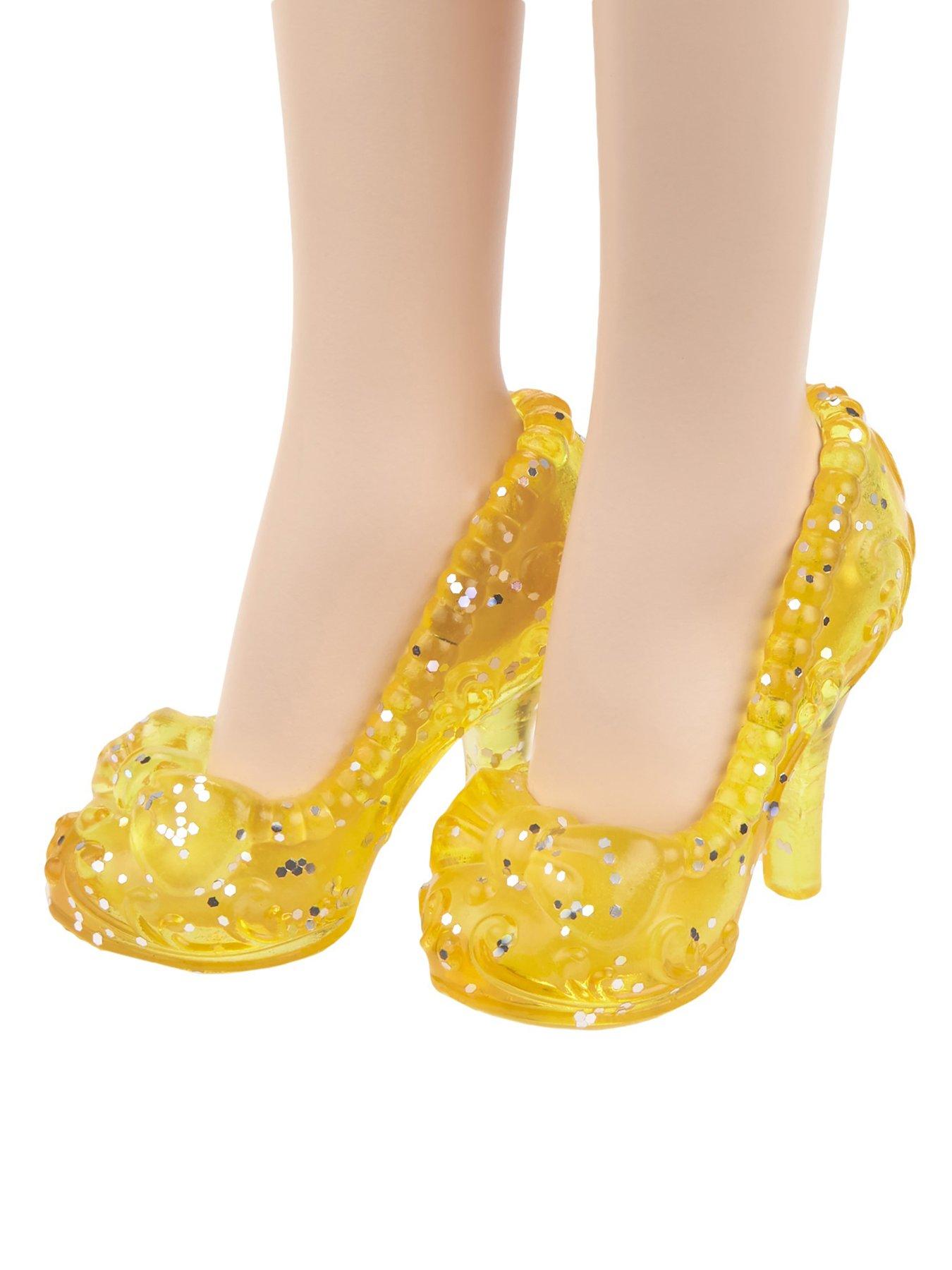 Snow white high store heels