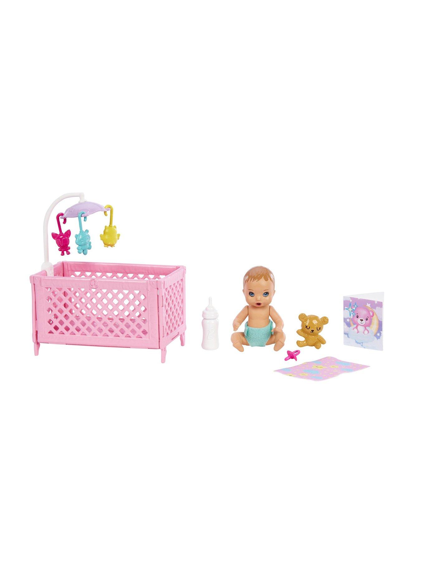 Barbie Skipper Babysitters Inc. Sleepy Baby Doll Playset Very