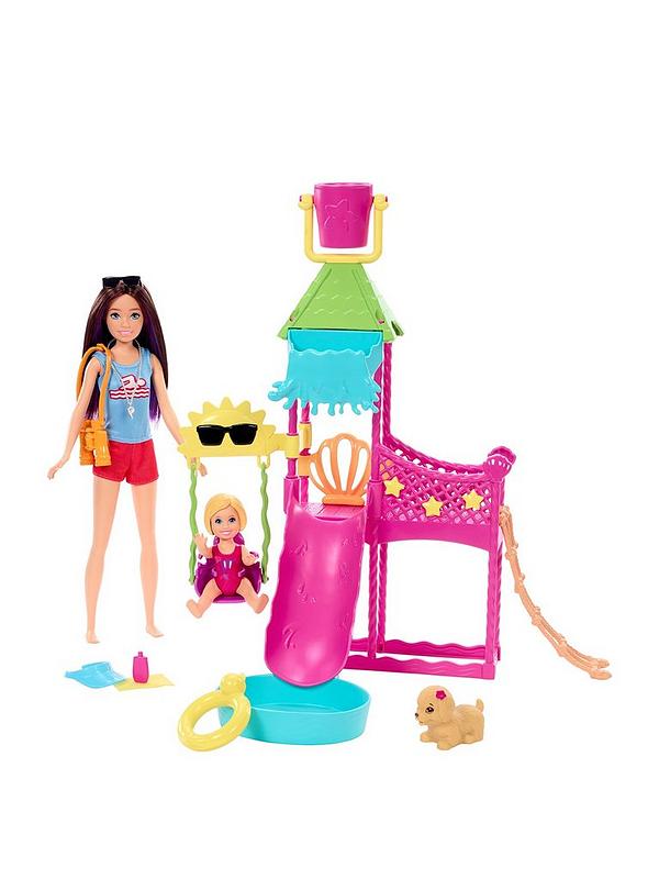 Image 1 of 6 of Barbie Skipper First Jobs Water Park Playset and Doll