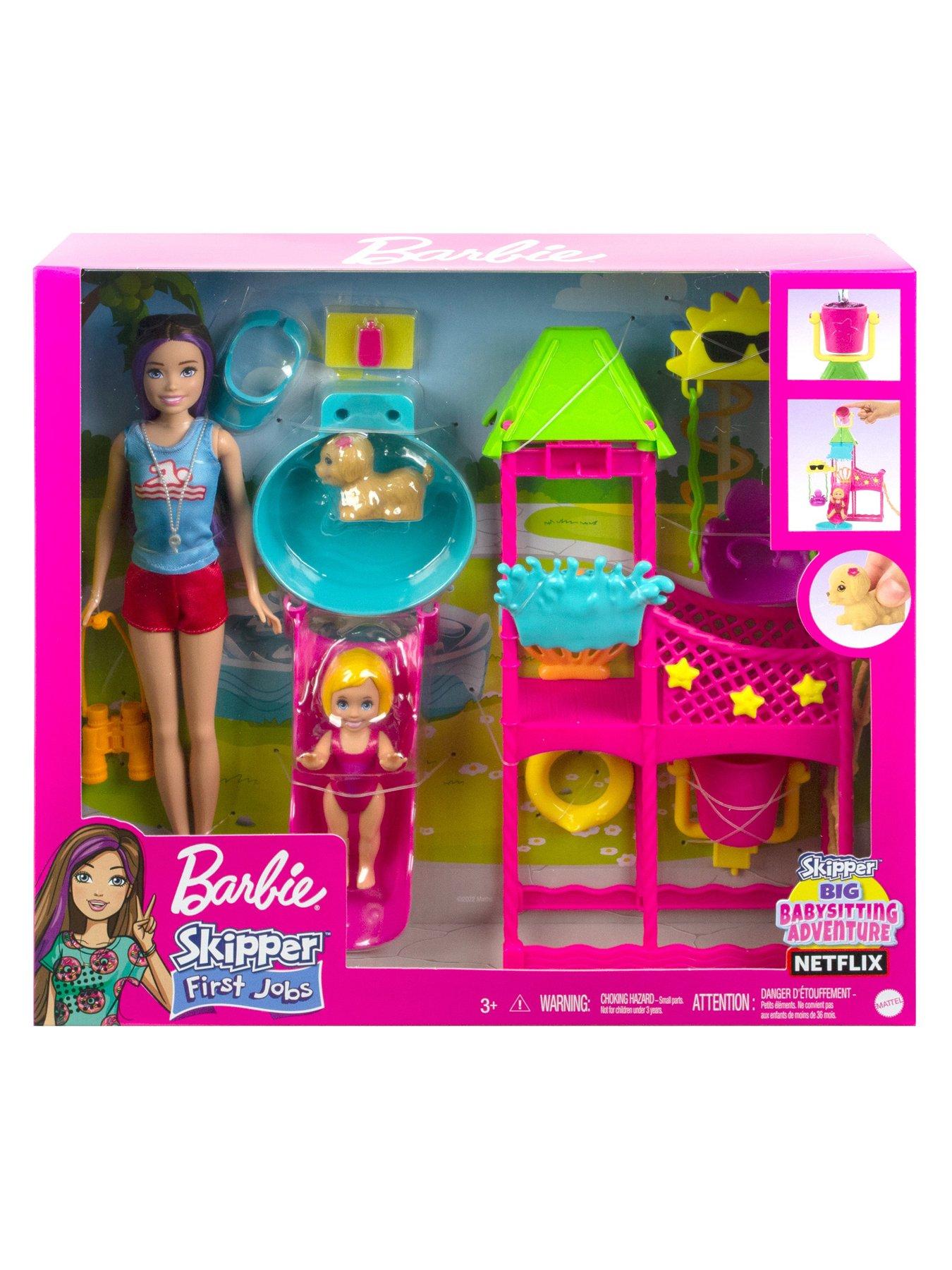 Barbie Skipper First Jobs Water Park Playset and Doll Very