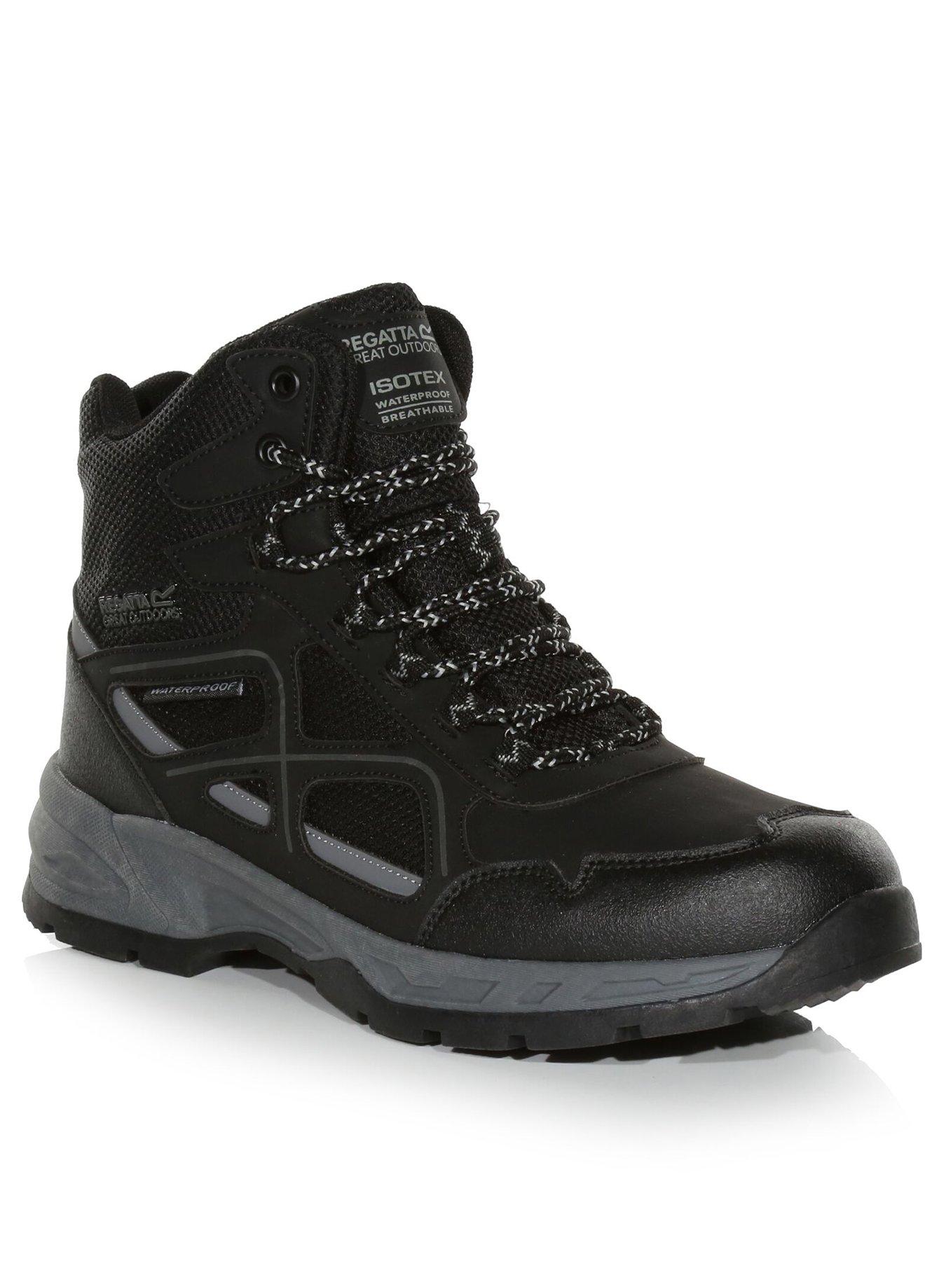 Image 2 of 6 of Regatta Mens Vendeavour Mid Walking Boots - Black/grey