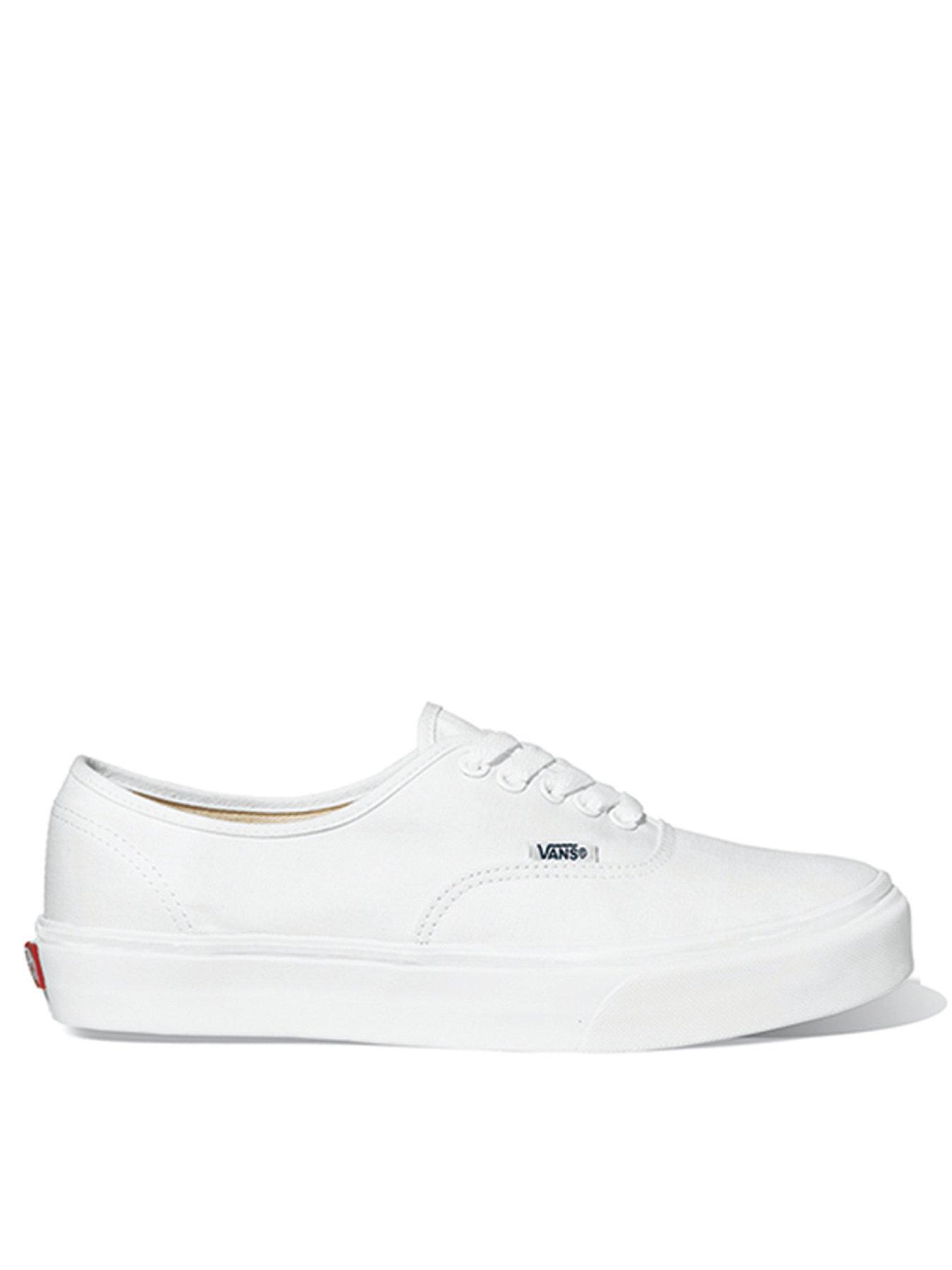 Mens white clearance vans trainers