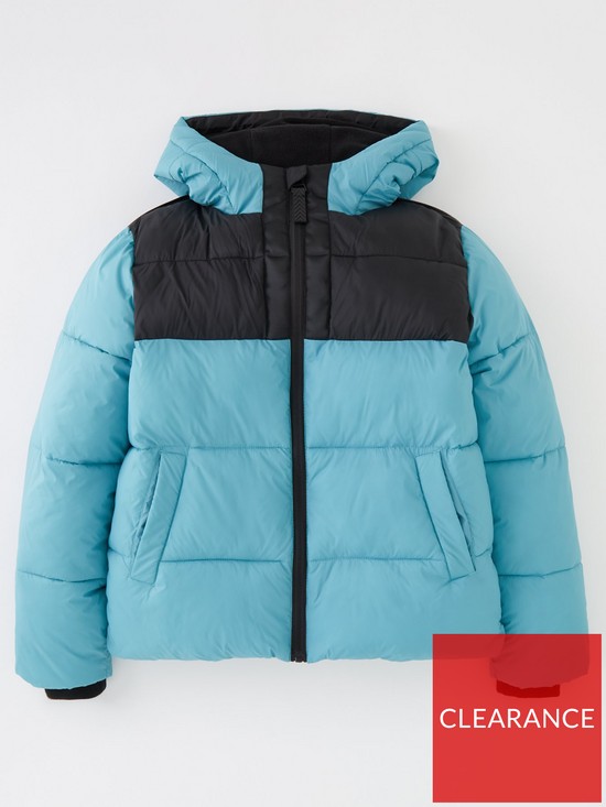front image of v-by-very-colourblock-padded-jacket