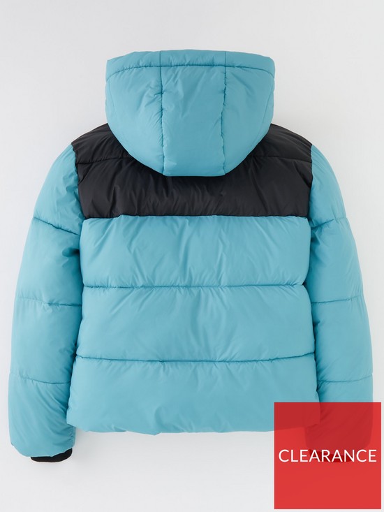 back image of v-by-very-colourblock-padded-jacket