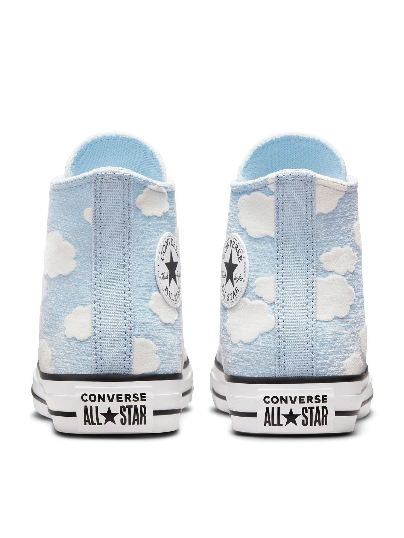 Light blue shop childrens converse