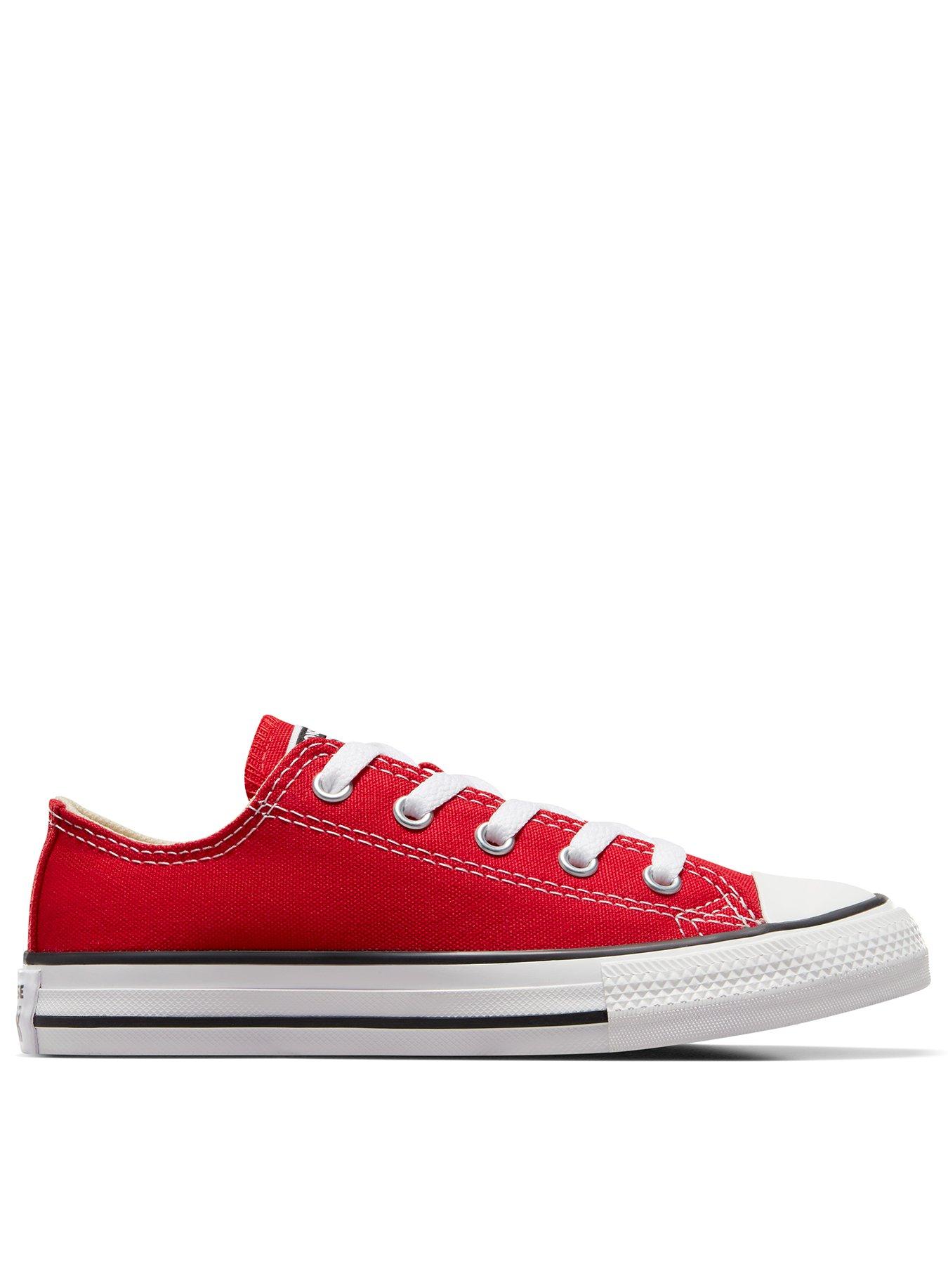 Kids red converse boots hotsell