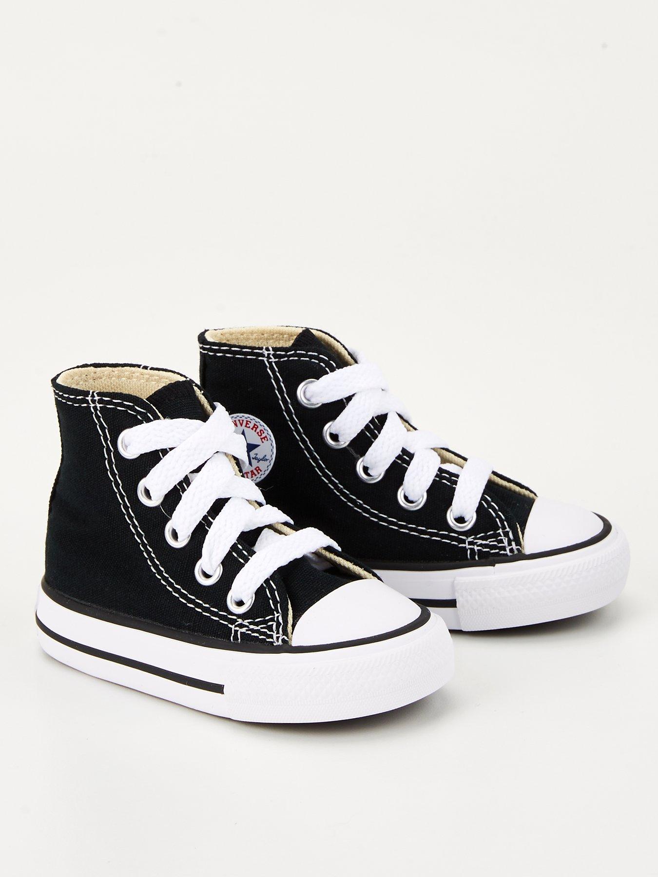 Black converse toddler best sale