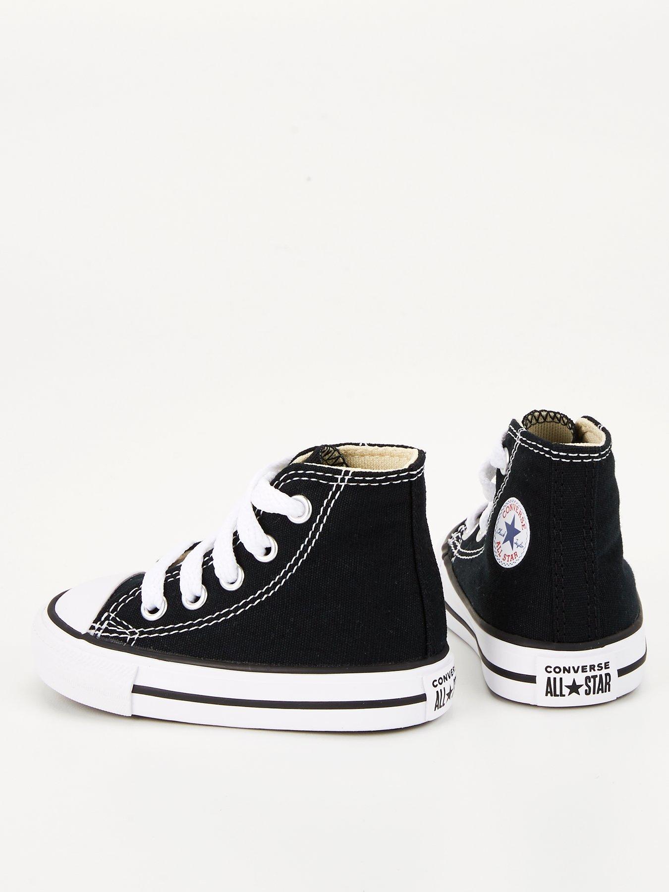 Infant Unisex Hi Trainers Black