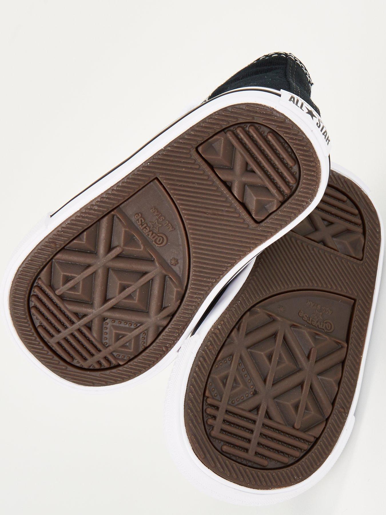 Image 5 of 7 of Converse Infant Unisex Hi Top Trainers - Black
