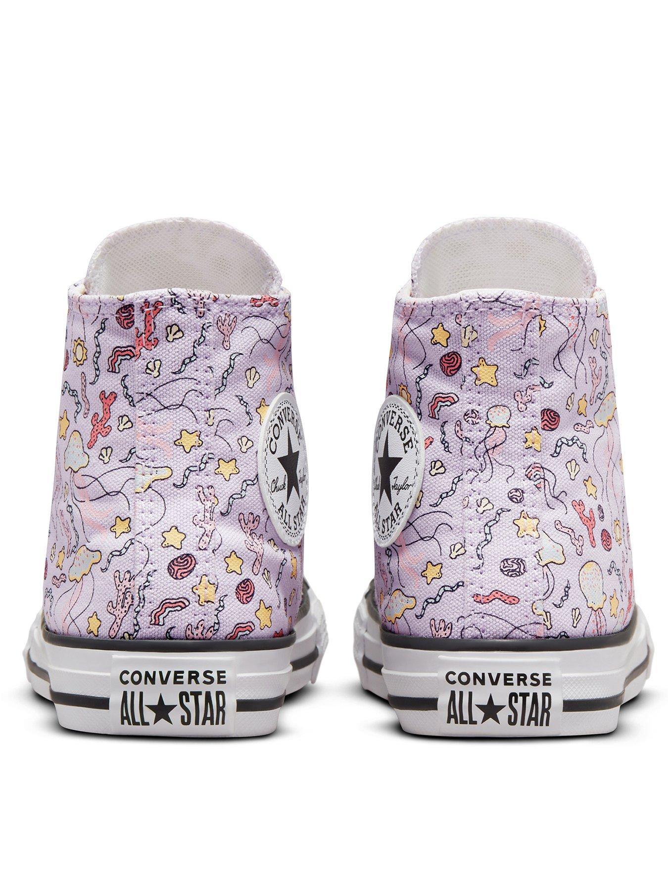 Purple chucks best sale for toddlers