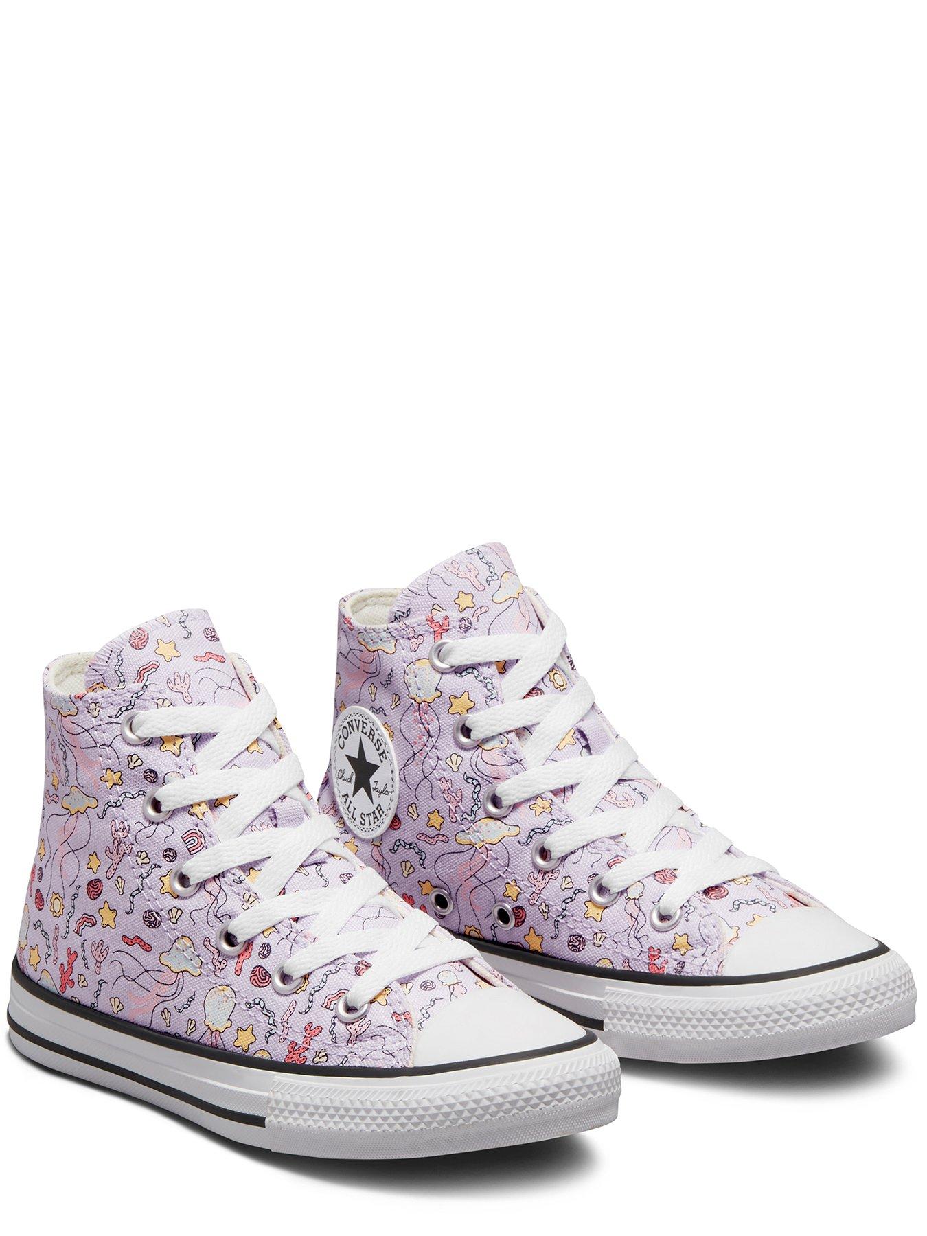 Childrens lilac shop converse