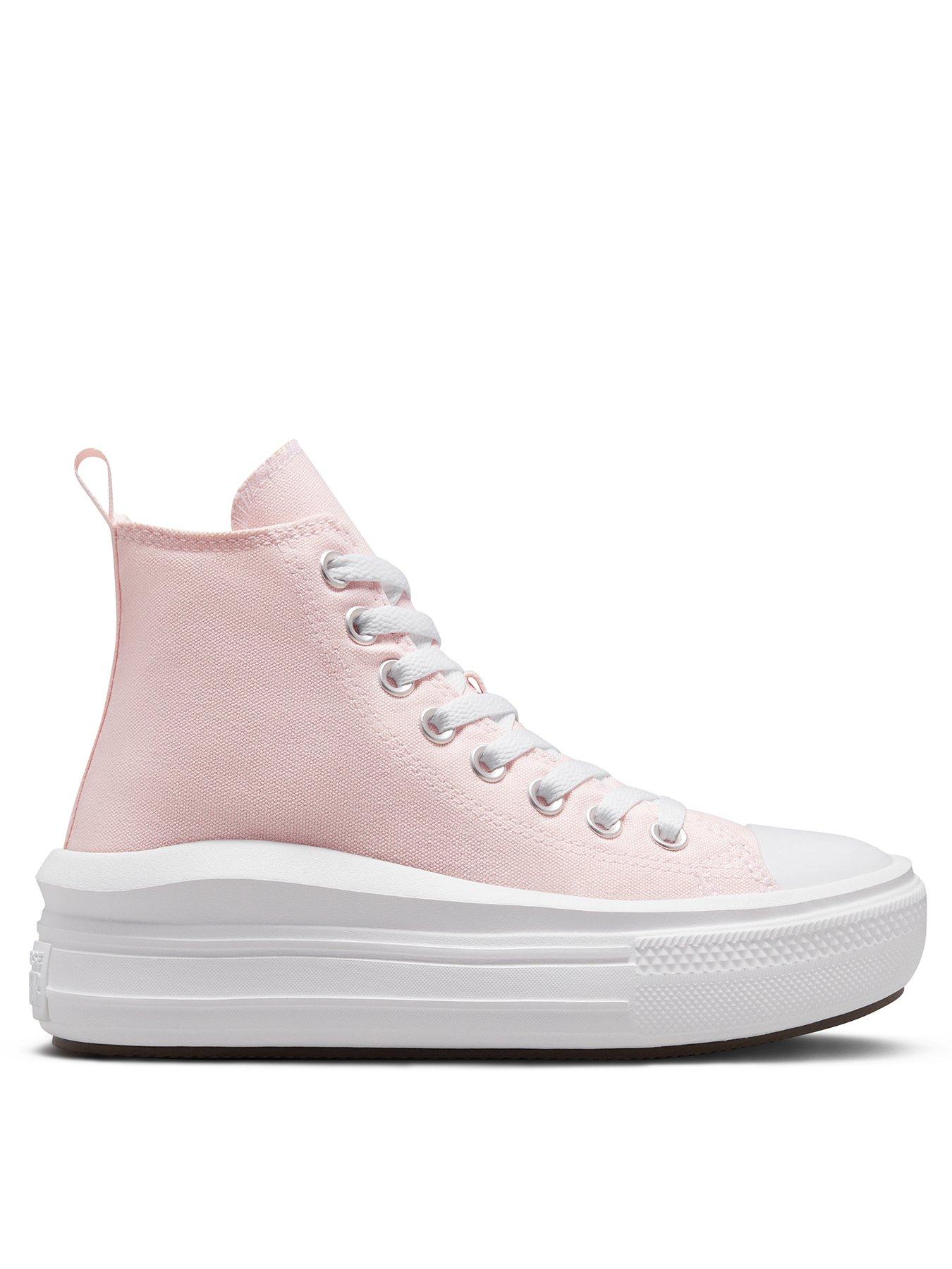 Converse store pink platform