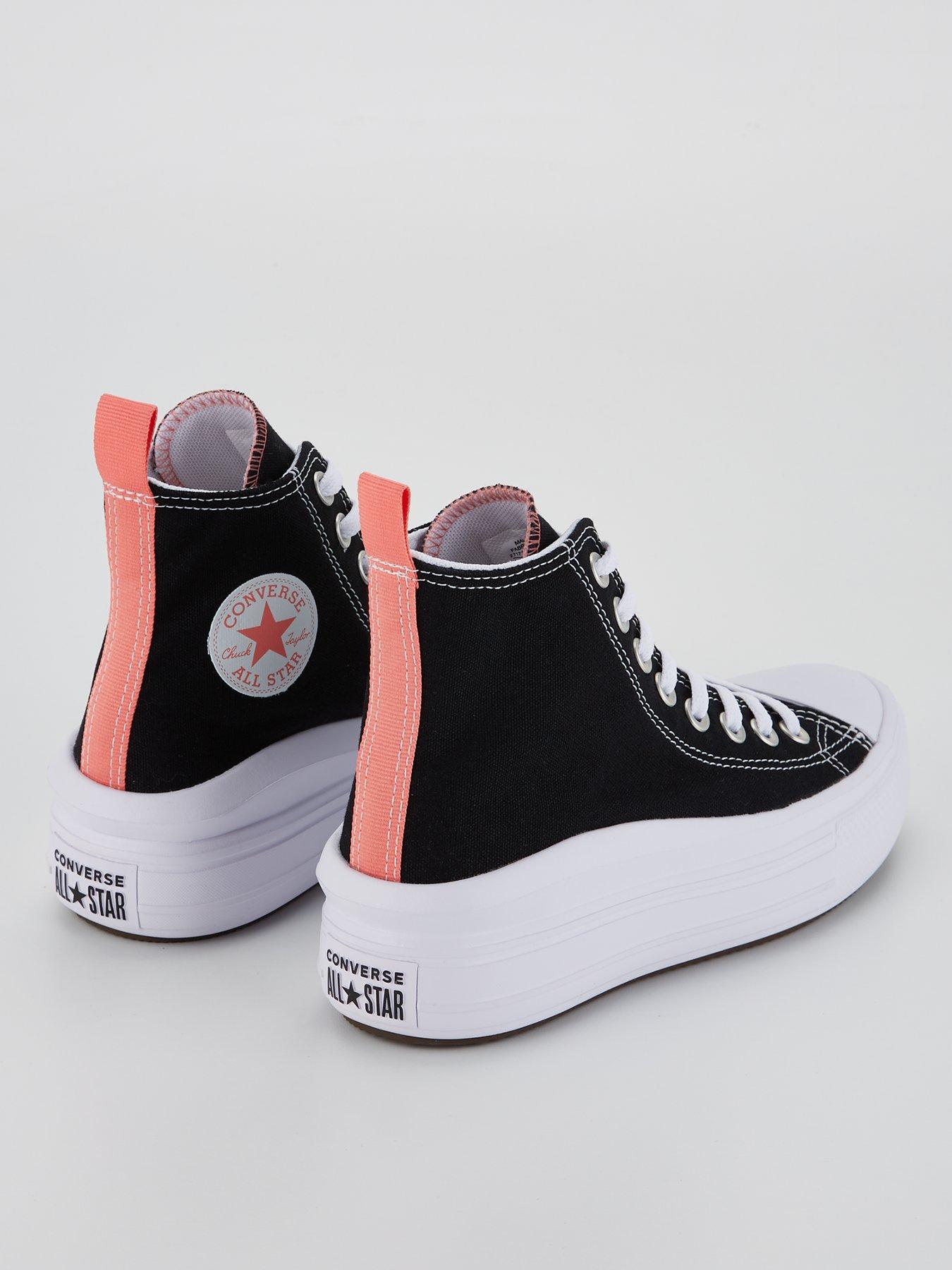 Black and pink converse low top hotsell