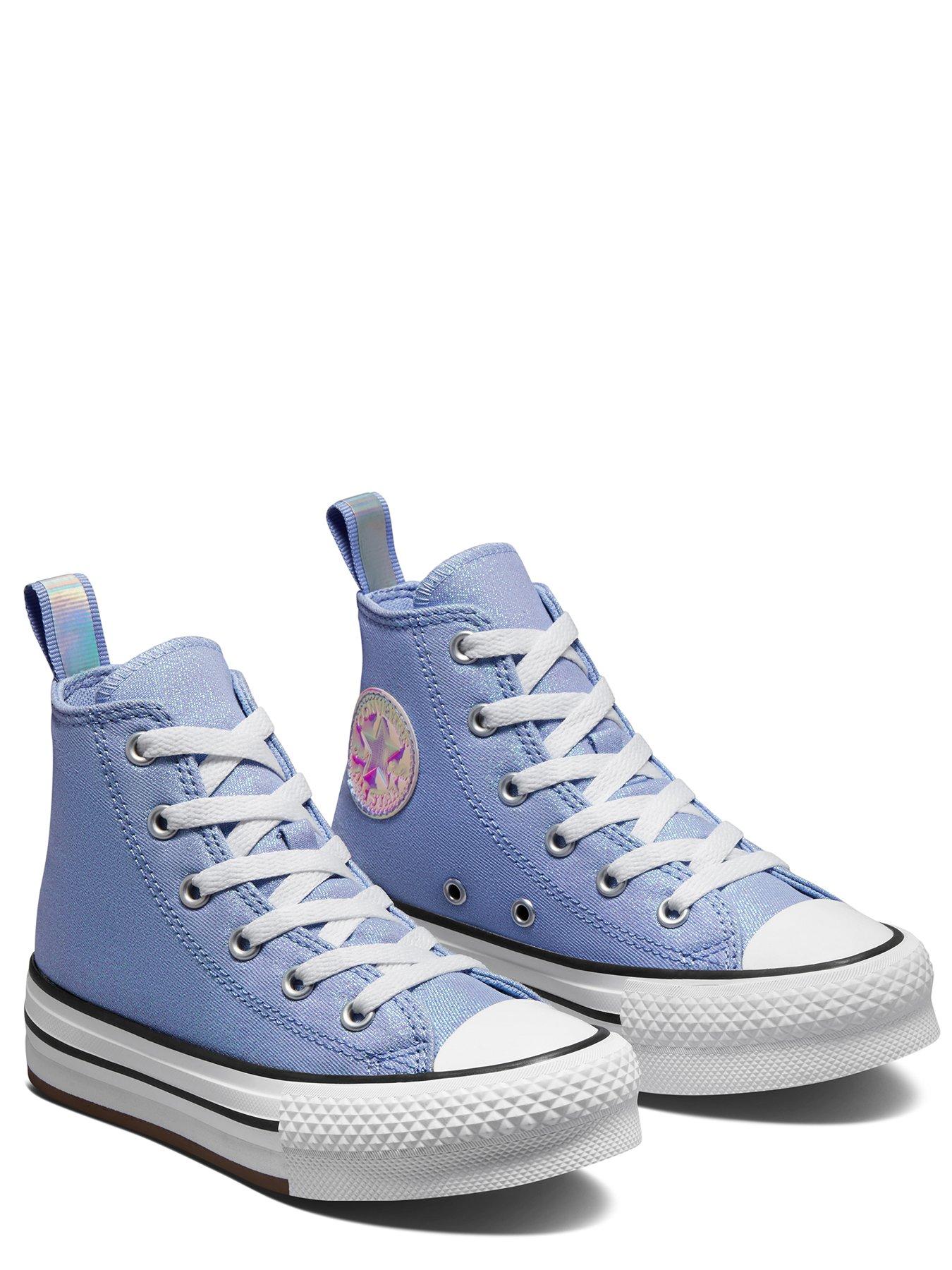 Baby blue 2024 converse kids