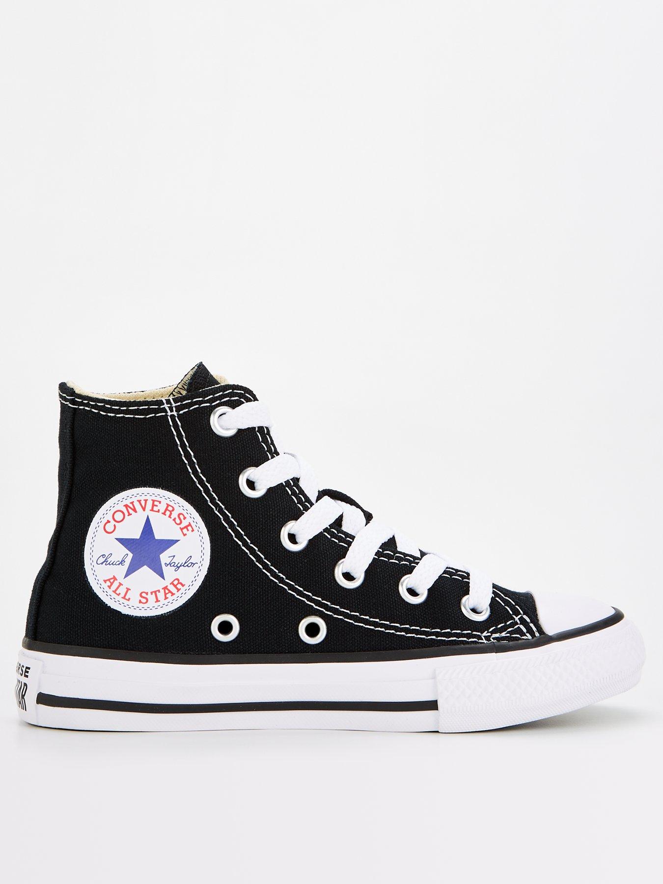 Children's velcro converse high tops best sale