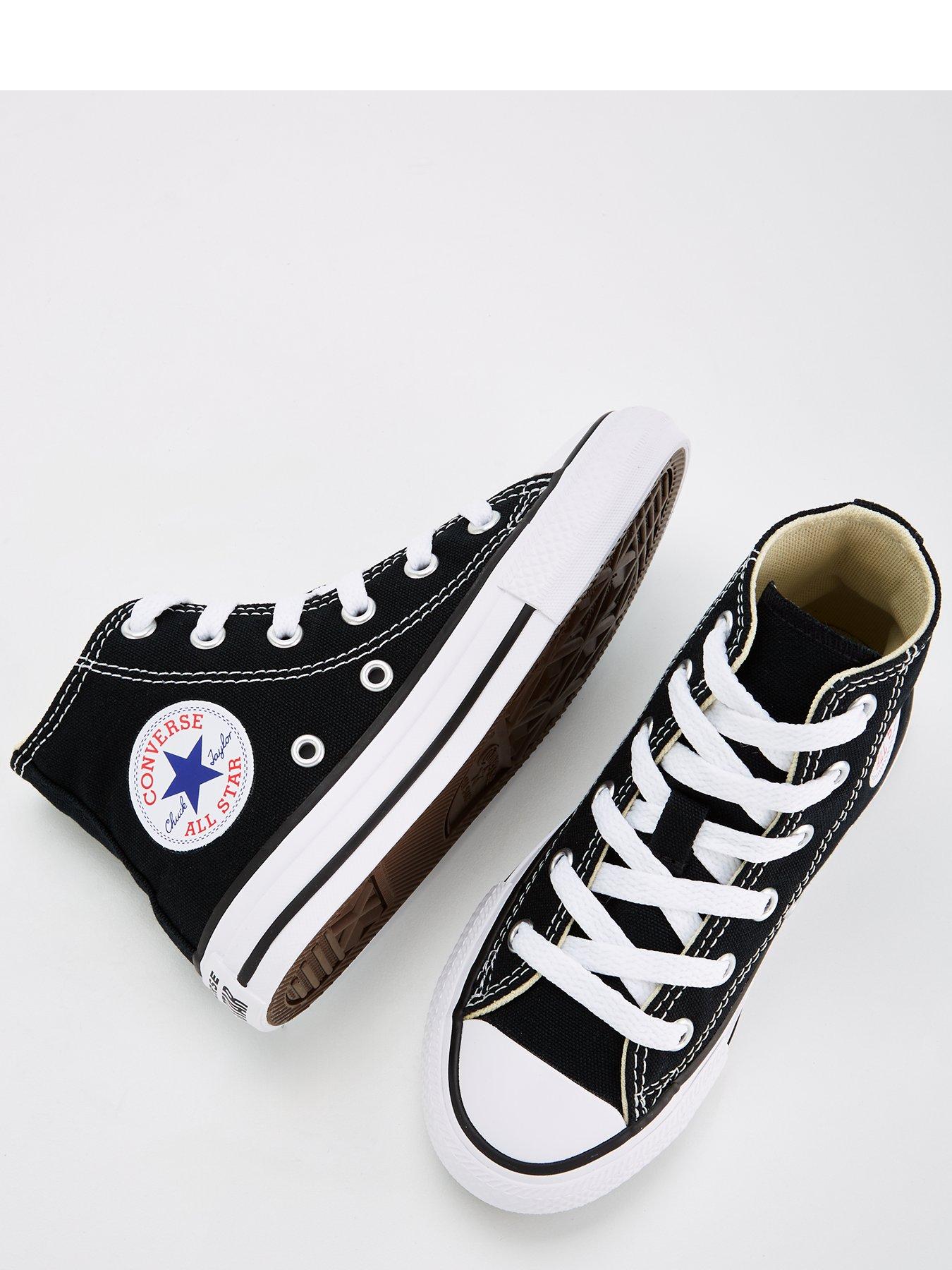 Image 4 of 8 of Converse Kids Hi Top Trainer - Black