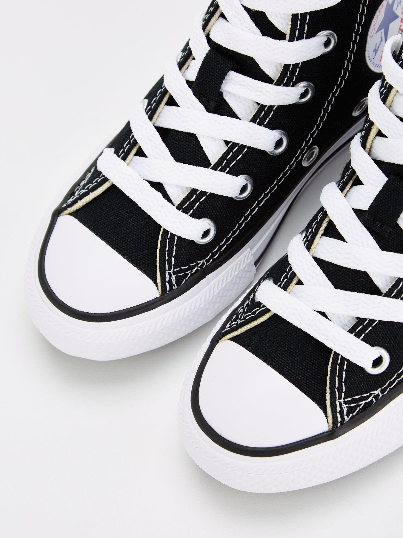 Image 7 of 8 of Converse Kids Hi Top Trainer - Black