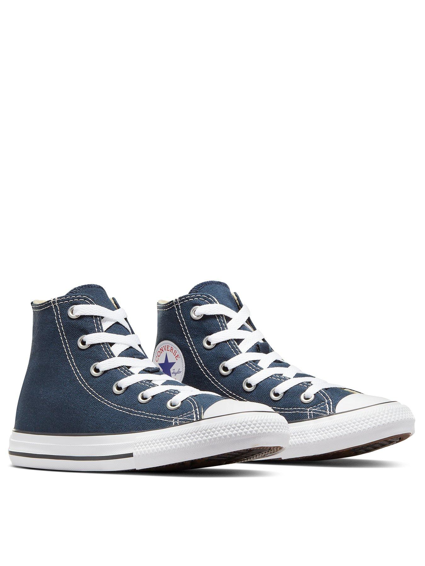 Navy blue deals converse kids