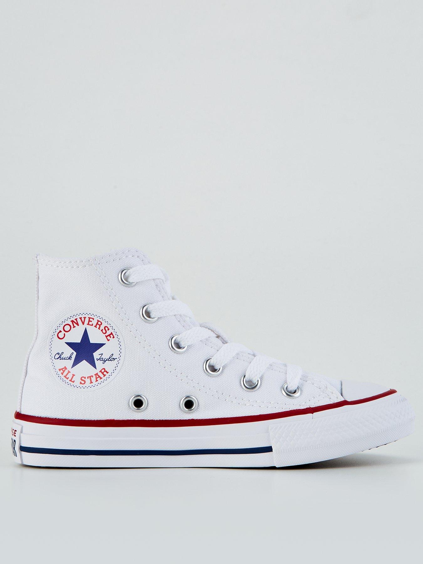 Converse Kids Hi Trainer - White
