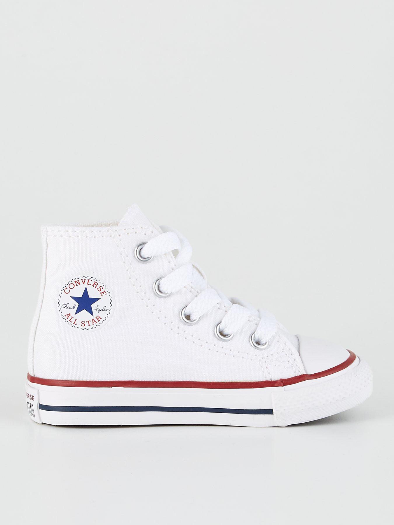 undefined Infant Hi Top Trainer - White