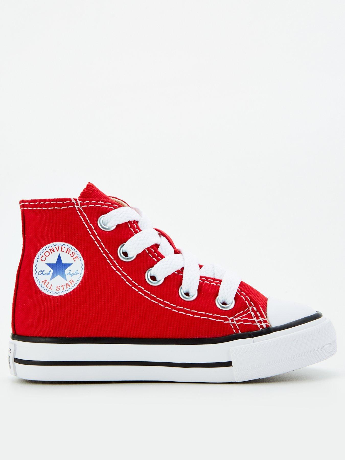 Converse Infant Hi Top Trainer - Red