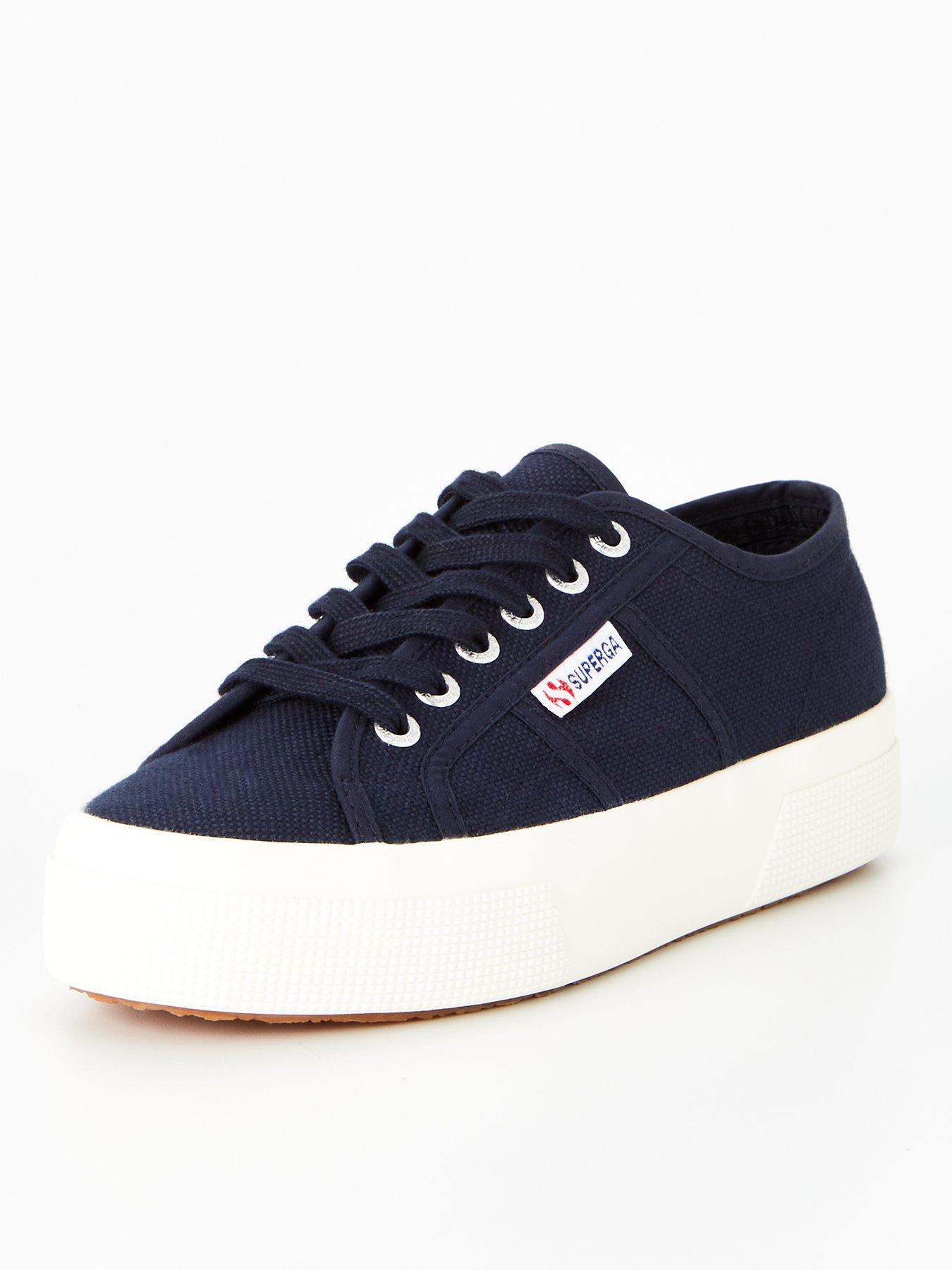 Superga 2750 classic store navy plimsoll trainers