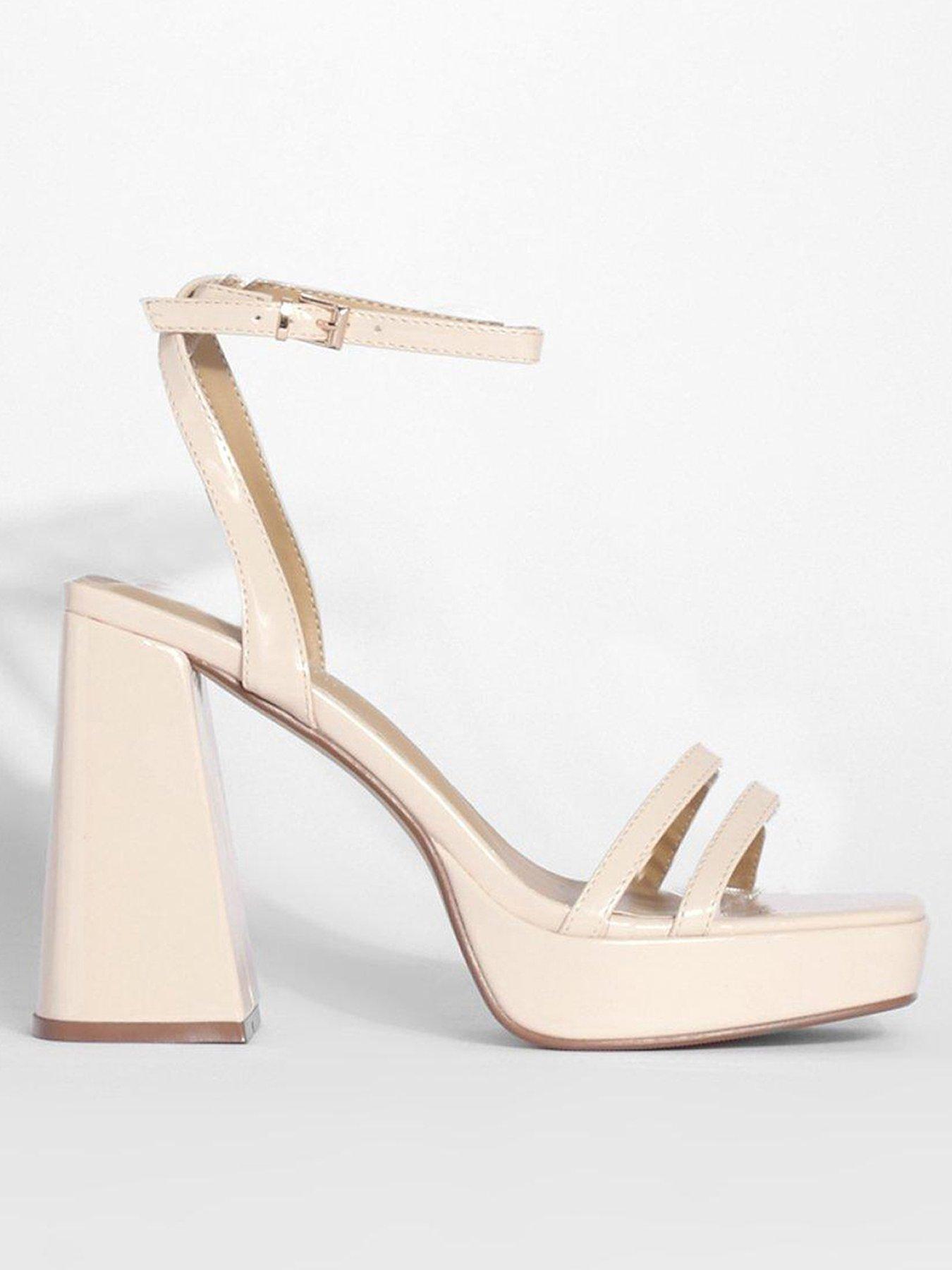 Nude 3 hot sale strap heels