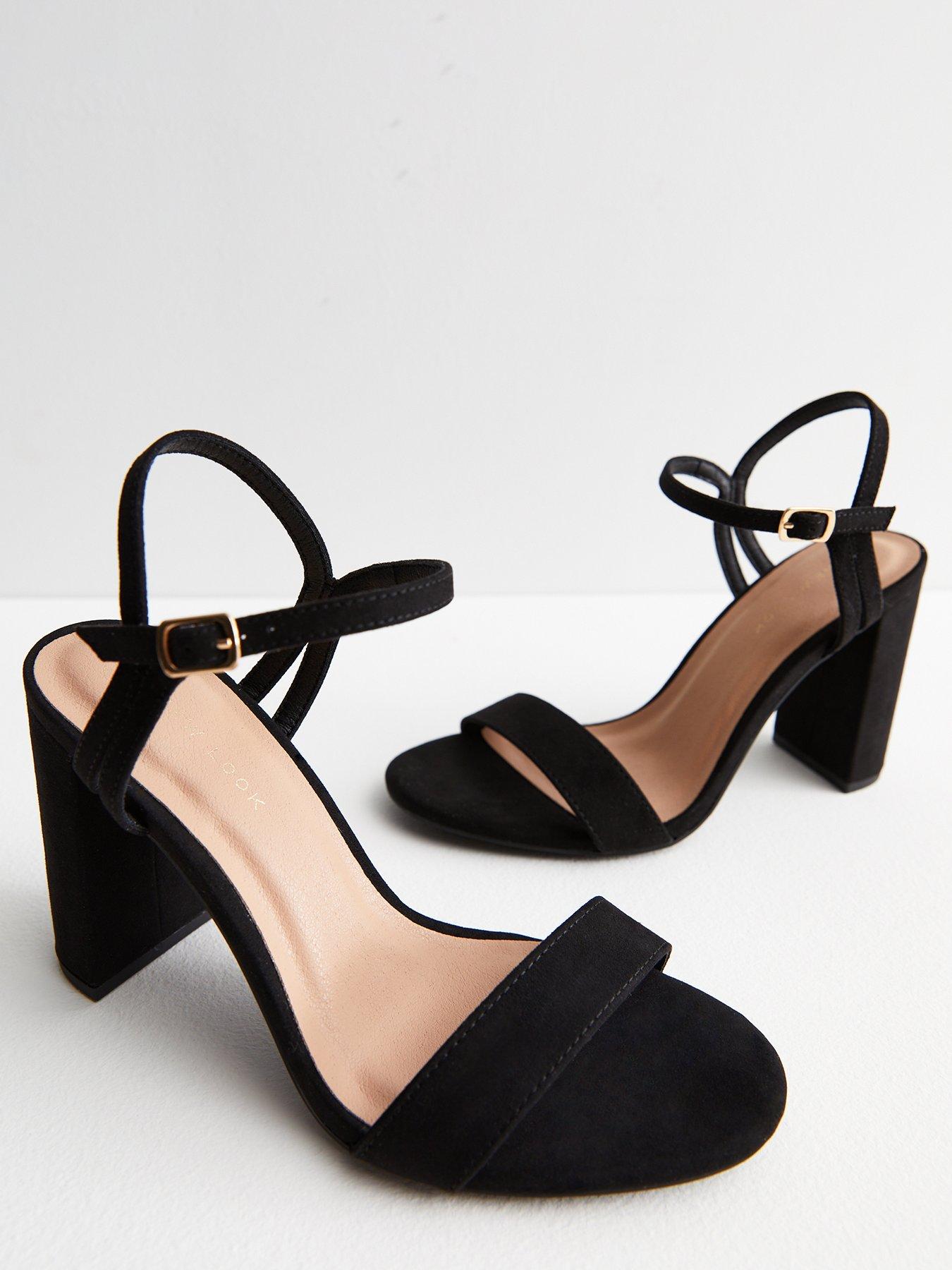 New look shop black strappy sandals