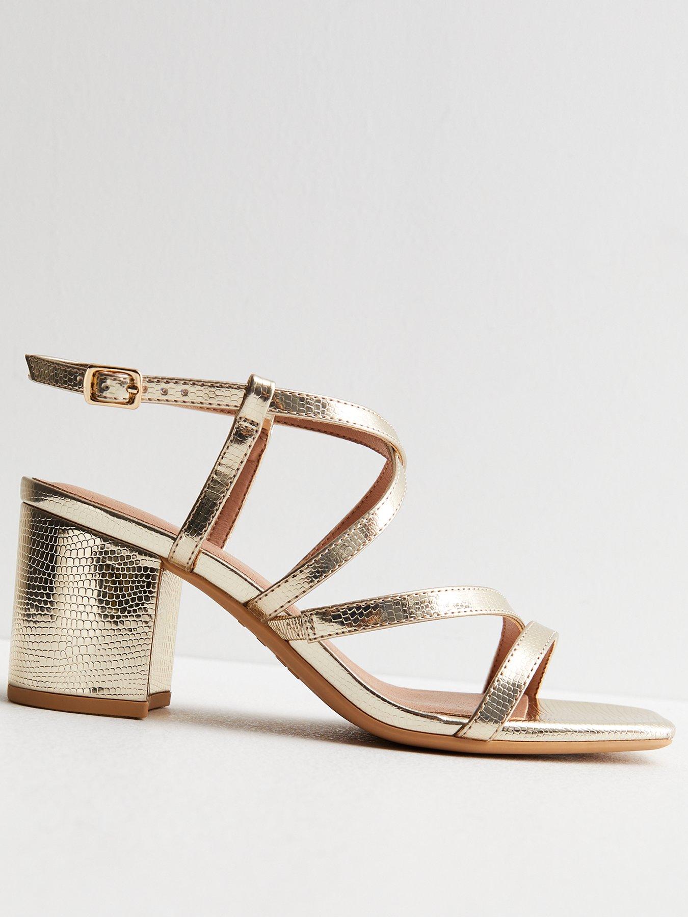 New look wide hot sale fit rose gold sandals