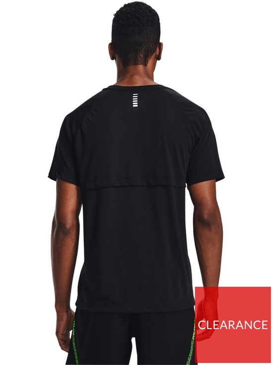 stillFront image of under-armour-mens-running-streaker-t-shirt-black