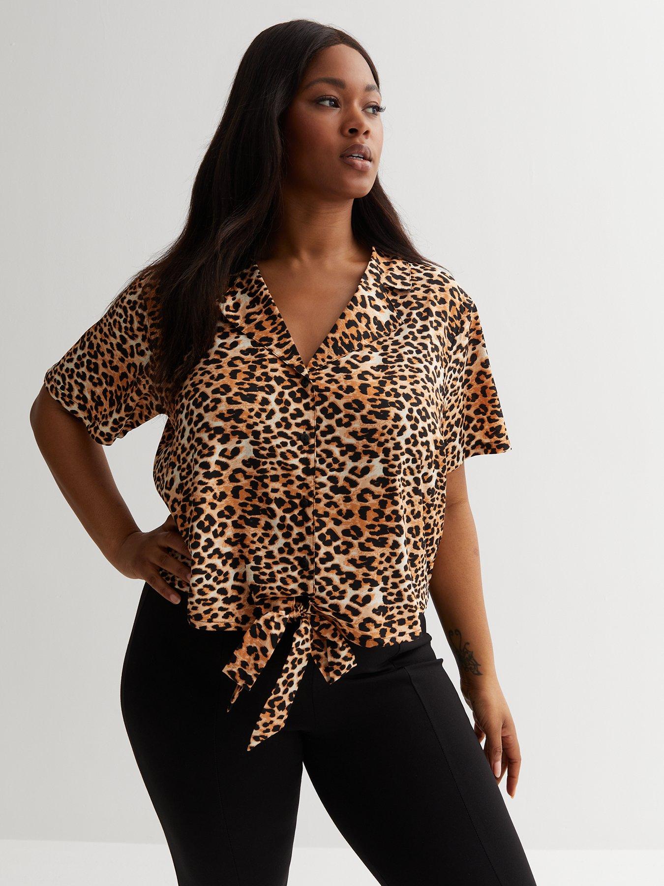 new look leopard print blouse