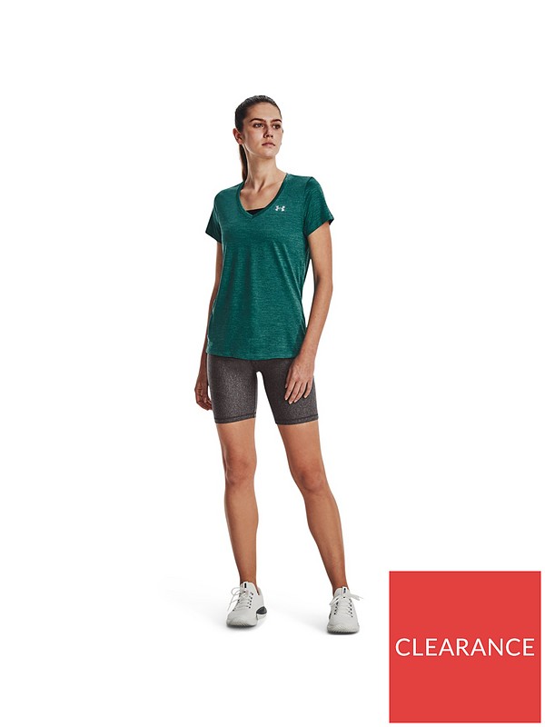 Green Under Armour Tech Twist Short Sleeve T-Shirt