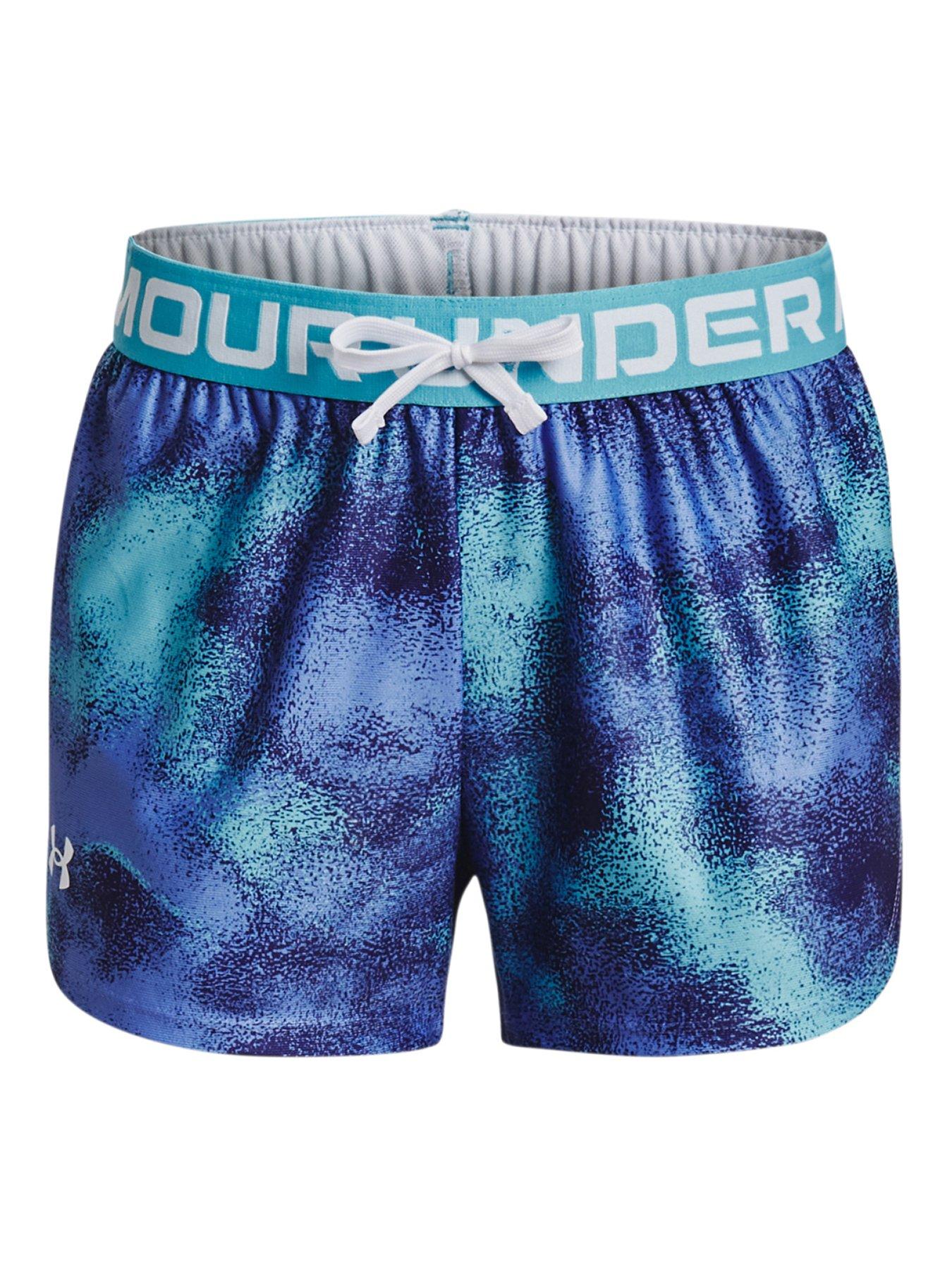 Under Armour Play Up Graphic Logo Shorts - Girls