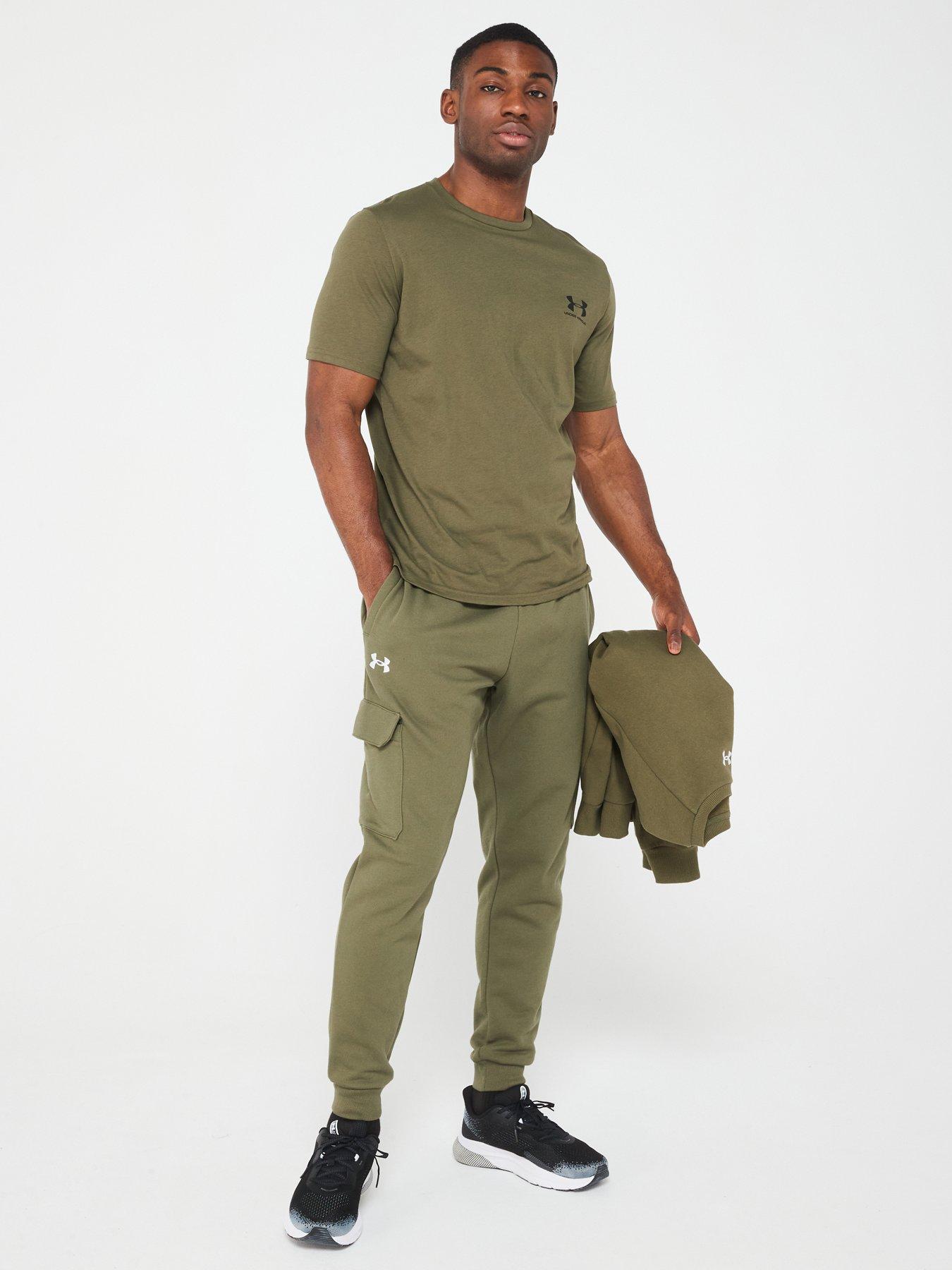 Image 3 of 4 of UNDER ARMOUR Training Sportstyle Left Chest Short Sleeve&nbsp;T-Shirt - Khaki